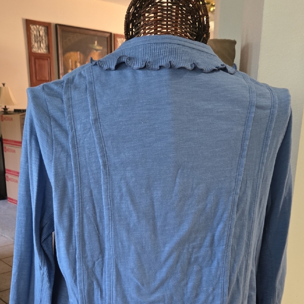 Neon Buddha Gray Cotton Top - Picture 10 of 12